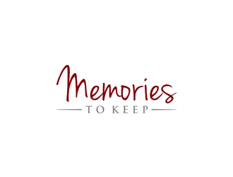 Memories to Keep logo design by ndaru