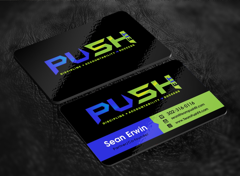 PUSH Fit logo design by abss
