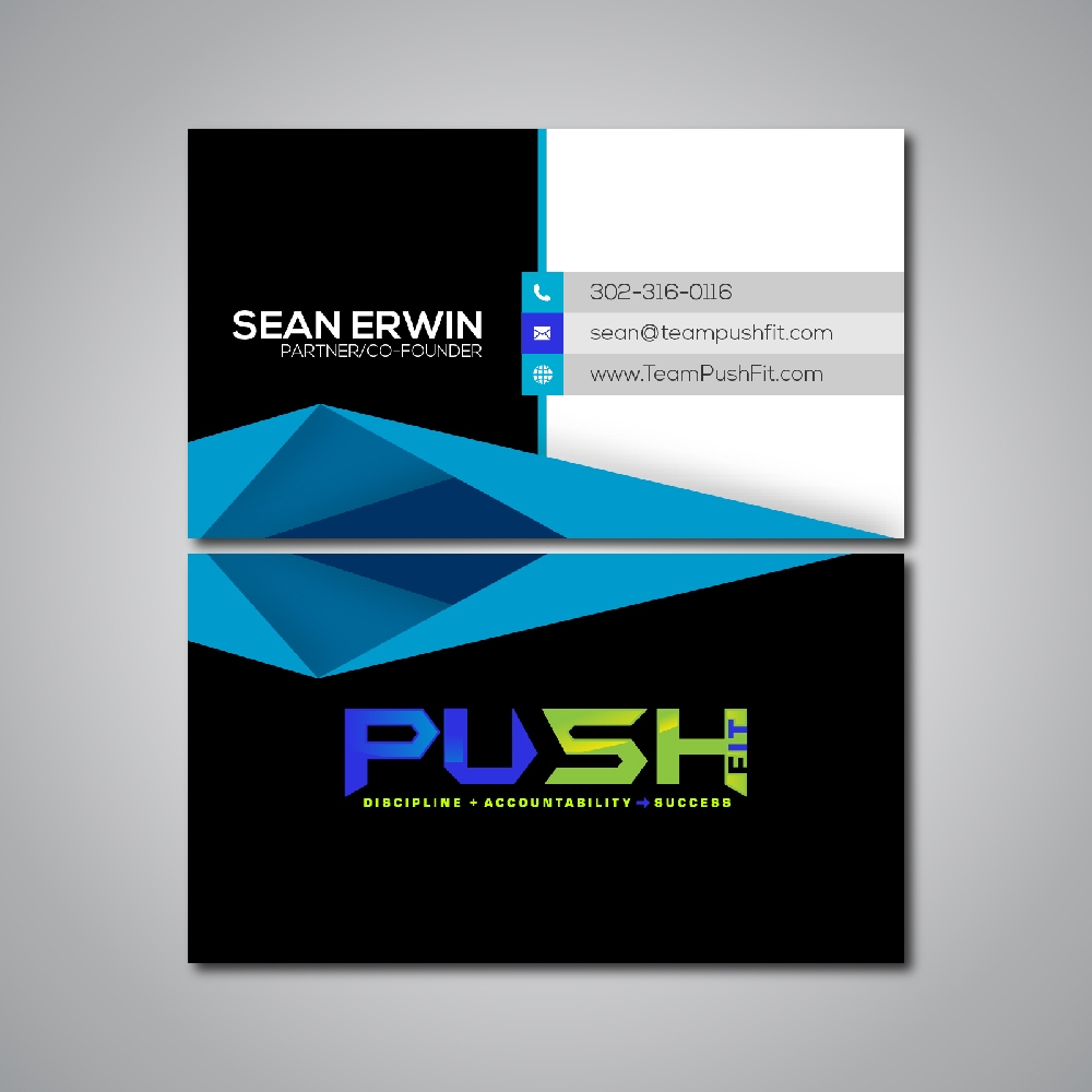 PUSH Fit logo design by fawadyk