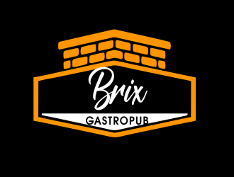 Brix Gastropub logo design by JessicaLopes