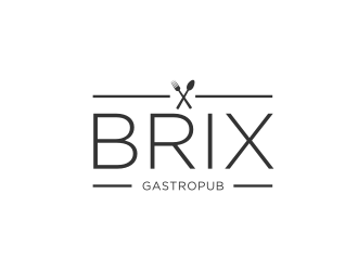 Brix Gastropub logo design by scolessi