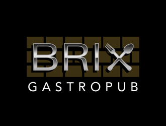 Brix Gastropub logo design by kunejo