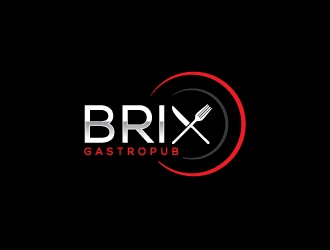 Brix Gastropub logo design by zakdesign700