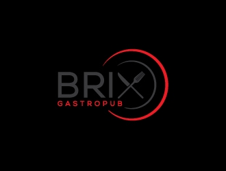 Brix Gastropub logo design by zakdesign700
