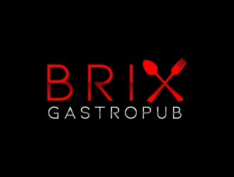 Brix Gastropub logo design by jaize