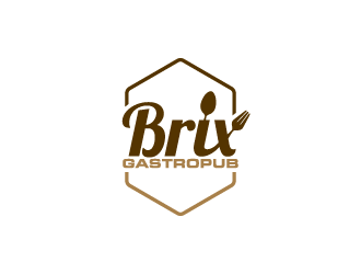 Brix Gastropub logo design by torresace