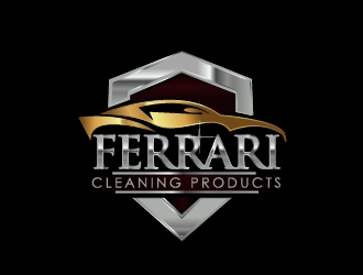 Ferrari Cleaning Products logo design by art-design