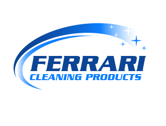Ferrari Cleaning Products logo design by BeDesign