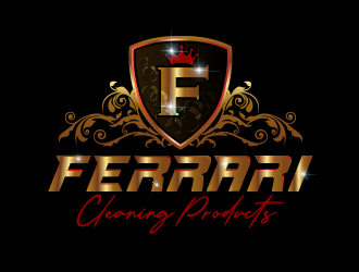 Ferrari Cleaning Products logo design by schiena