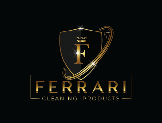 Ferrari Cleaning Products logo design by ShadowL
