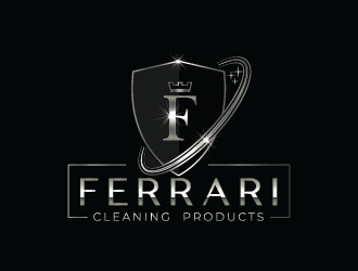 Ferrari Cleaning Products logo design by ShadowL