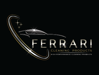 Ferrari Cleaning Products logo design by ShadowL