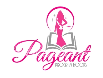 Pageant Program Books logo design by ElonStark