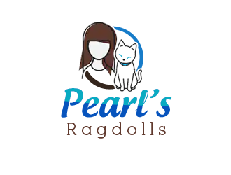 Pearls Ragdolls logo design by webelegantdesign
