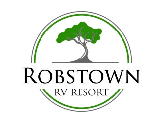 Robstown RV Resort logo design by jetzu