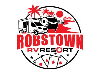 Robstown RV Resort logo design by invento