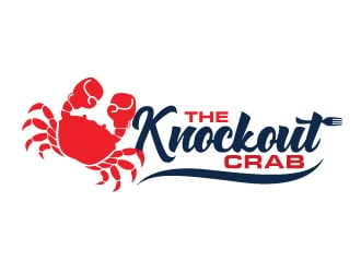 THE KNOCKOUT CRAB logo design by invento