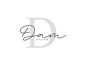 The Dam Salon  logo design by logolady