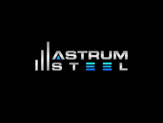 Astrum Steel logo design by wongndeso