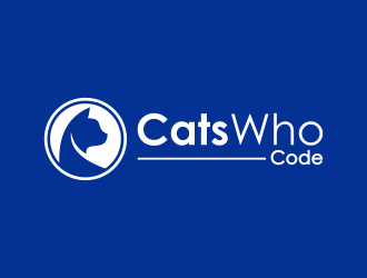 CatsWhoCode logo design by ubai popi