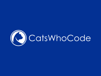 CatsWhoCode logo design by ubai popi