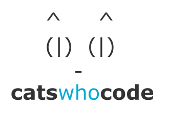 CatsWhoCode logo design by Rossee
