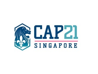 CAP 21   Singapore logo design by ksantirg