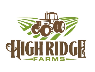 High Ridge Farm logo design by ElonStark