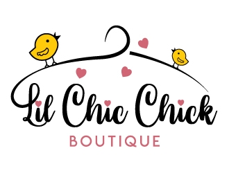 Lil Chic Chick Boutique logo design by MonkDesign