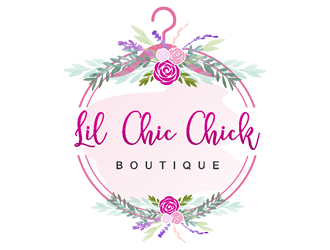 Lil Chic Chick Boutique logo design by coco