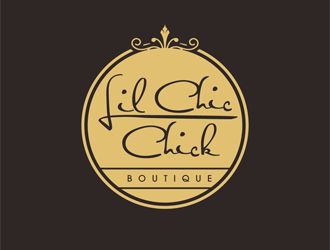 Lil Chic Chick Boutique logo design by enzidesign