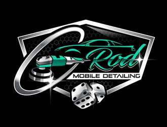G ROD mobile detailing  logo design by DreamLogoDesign