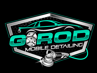 G ROD mobile detailing  logo design by THOR_