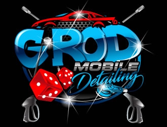 G ROD mobile detailing  logo design by Suvendu