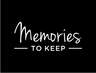 Memories to Keep logo design by Zhafir
