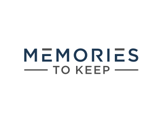 Memories to Keep logo design by Zhafir