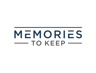 Memories to Keep logo design by Zhafir