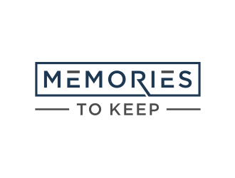 Memories to Keep logo design by Zhafir