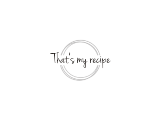 That’s my recipe logo design by Franky.