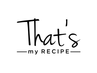 That’s my recipe logo design by nurul_rizkon