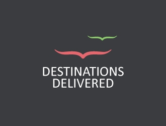Destinations Delivered logo design by artbitin