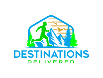 Destinations Delivered logo design by AisRafa
