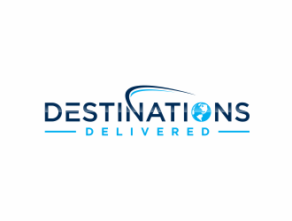 Destinations Delivered logo design by ammad
