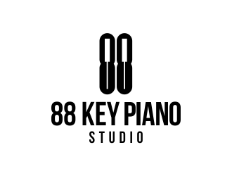 88 Keys Piano Studio logo design by creator_studios