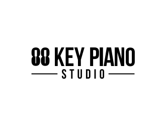 88 Keys Piano Studio logo design by creator_studios