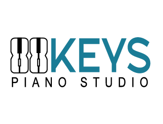 88 Keys Piano Studio logo design by axel182