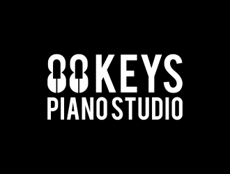 88 Keys Piano Studio logo design by sitizen