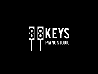88 Keys Piano Studio logo design by sitizen