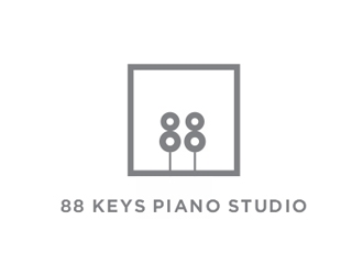 88 Keys Piano Studio logo design by ardistic