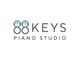 88 Keys Piano Studio logo design by Roma